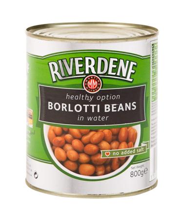 Riverdene Borlotti Beans in Water - 1x800g