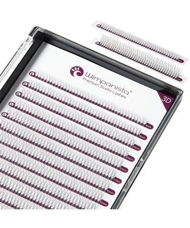 W Lashes Silk Eyelashes C Curl in Maxi Mix - 450 Eyelash Fans Thickness 0.07mm Mixed Lengths 8-14mm for Eyelash Extension