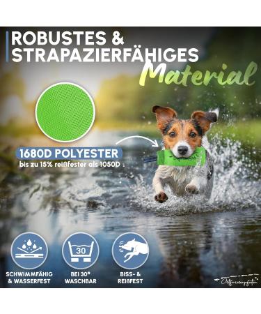 Ostfriesenpfoten Durable Feed Bag Enno | Neongr n Size S | Washable Feed Dummy & Agility eBook | Perfect for All Dog Breeds - Buy Online on SooperMarket.com