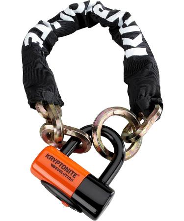 Kryptonite New York Cinch Ring Chain 12mm x 75cm with EVS4 Disc Shackle - Ultimate Security Solution - Buy Online on SooperMarket.com