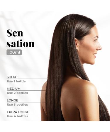 Expert Hair Sensation Keratin Treatment 100ml (2 Pack) + Deep Cleansing Shampoo 30ml - Anti Frizz Long Lasting Results | Brazilian Hair Straightening Set - Buy Online on SooperMarket.com