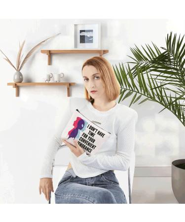 Levlo X-Files Alien Cosmetics Bag - UFO-Inspired Makeup Bag Gift | Perfect for Friends & Family | Unique 'I Don't Have Time for Your Convenient Ignorance' Design - Buy Online on SooperMarket.com