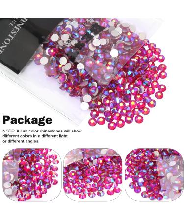 Yhmq 2160pcs Rhinestones & Nail Crystals - SS20 Light Siam AB (4.6mm & 4.8mm) for Stunning Nail Art - Buy Online on SooperMarket.com