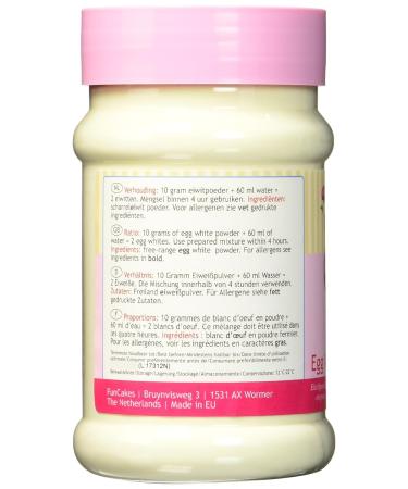FunCakes Egg White Powder for Icing & Meringue - 125g | Perfect for Baking & Decorating | International Shipping Available - Buy Online on SooperMarket.com