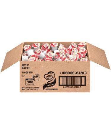 Nestle Coffee mate Coffee Creamer, Original, Liquid Creamer Singles, Non Dairy, No Refrigeration, Box of 180