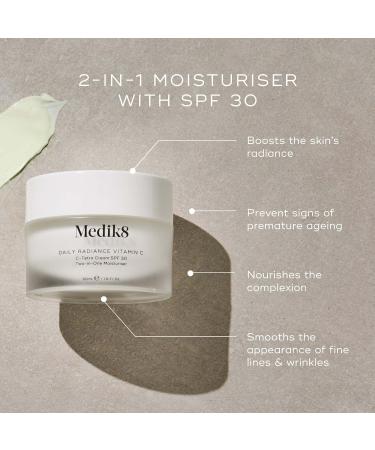 Medik8 Cleanse & Shield Skincare Duo: Daily Radiance Vitamin C Cream & Surface Radiance Cleanse - Buy Online on SooperMarket.com