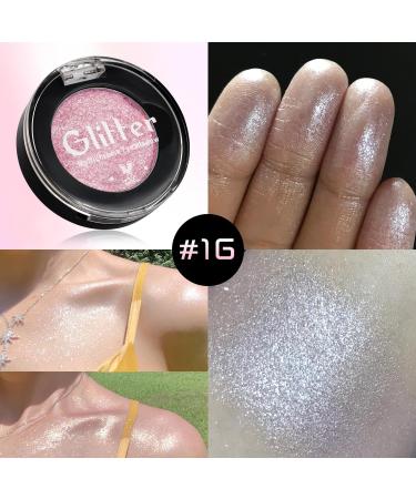 Glitter Eyeshadow Korean Eye Glitter Richly Pigmented Long Lasting Shimmer Eyeshadow Cute Multichrome Sparkle Eyeshadow Bling Cream Eye Shadow for Fair Mature Skin Talc Free Sliver/Pink Pluto Silver #1g - Buy Online on SooperMarket.com
