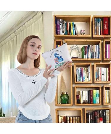 LEVLO Funny Seahorse Cosmetic Bag - Perfect Gift for Seahorse Lovers & Spirit Enthusiasts | International Shipping - Buy Online on SooperMarket.com