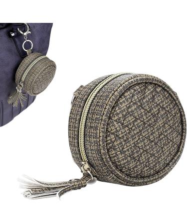 Buy Botiniv Pacifier Bag & Key Pod - Dark Brown | Easy Attachment for Diaper Bag & Handbag - International Shipping - Buy Online on SooperMarket.com