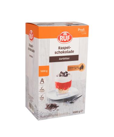 Call Raspel-Chocolate Daring bitter at least 50% cocoa content for garnishing cakes pastries and ice cream large packing for the pantry 1x1000g rapel chocolate tender bittery