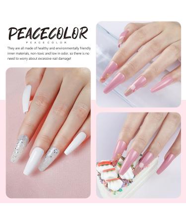 PEACECOLOR 8G Dark Pink Acrylic Powder Professional Acrylic System for Beginners DIY Nail Art Nails Extension Carving at Home Salon Beauty Gifts for Women color 158 - Buy Online on SooperMarket.com