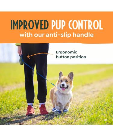 Strong Retractable Dog Lead 3m Long Extendable Dog Lead No-Tangle Dog Leash Dog Leads for Small Dogs/Medium Dogs Soft-Grip Anti-Slip Brake Anti-Twist Extending Dog Lead - Buy Online on SooperMarket.com