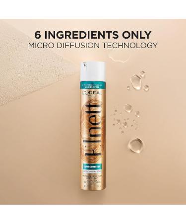 L'Oreal Paris Elnett Hair Care Elnett Satin Extra Strong Hold Hairspray - Unscented Long Lasting + Humidity Resistant Hair Styling Spray 2.2 Oz Unscented 2.2 Ounce (Pack of 1) - Buy Online on SooperMarket.com