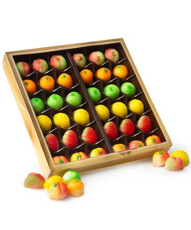Oh! Nuts Premium Marzipan Candy Fruits - 36pcs | Holiday Marzipan for Birthday  Anniversary  Corporate Gift Tray in Elegant Box | Gourmet Gift Snack Idea for Women & Men 36 Pieces - Buy Online on SooperMarket.com