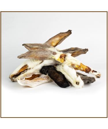 PrideDogs rabbit ears with fur 1000g for your dog | 100% made in Germany | in an odorless bag