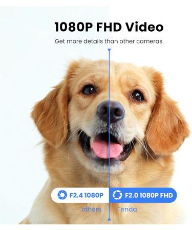 1080P Pet Camera with Night Vision, 2-Way Audio, Motion Detection | WiFi Indoor Security Camera with Smart Tracking & Alexa Compatibility - Buy Online on SooperMarket.com