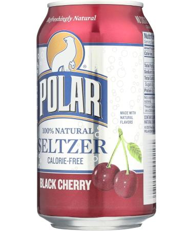 Buy Polar Seltzer Water - Black Cherry 12 fl oz | Refreshing Sparkling Water Delivered Internationally - Buy Online on SooperMarket.com