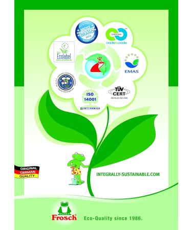 Buy Frosch Citrus Laundry Detergent 20WL - Eco-Friendly 1.8 Litre - International Shipping Available - Buy Online on SooperMarket.com