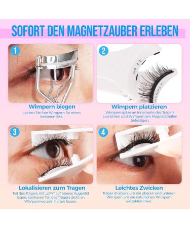 LASHVIEW Magnetic Eyelashes Magnetic Eyelashes with Pliers Natural Look 3D Magnetic Eyelashes 1 Pair of Eyelashes Magnetic Eyelashes No Glue Easy to Wear and Remove (C03) - Buy Online on SooperMarket.com