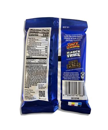 Cheddar & Hot Fries Snacks Value Pack by Tribeca Curations | 120 Cal Packs | 24 Bags Each - Buy Online on SooperMarket.com