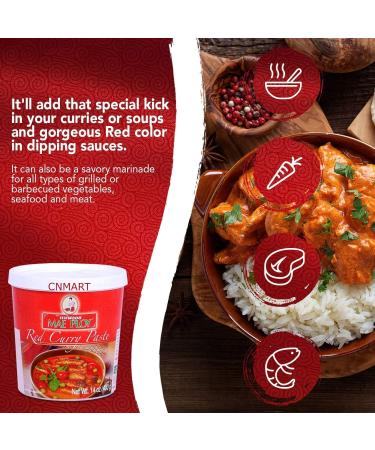 Mae Ploy Thai Green Curry and Red Curry Paste 400g by CNMART - Buy Online on SooperMarket.com