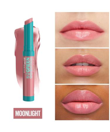Maybelline Green Edition Balmy Lip Blush - Moonlight Pink Nude (1 Count) | Infused with Mango Oil - Buy Online on SooperMarket.com