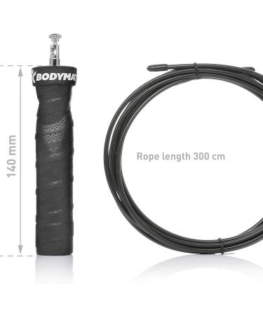 Shop BodyMate Universal Springs Rope | Anti-Slip Handles & Adjustable Steel Cables for CrossFit Boxing & Core Training - International Shipping Available - Buy Online on SooperMarket.com