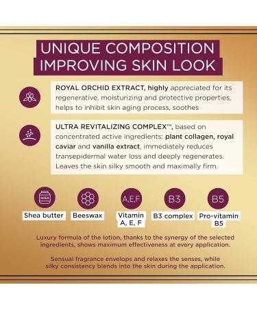 Eveline Luxury Vanilla Body Balm with Orchid Extract 350ml - Nourishing Moisturizer for Silky Skin | International Shipping Available - Buy Online on SooperMarket.com