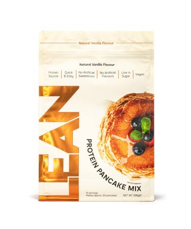 LEAN with Lilly Vegan Protein Pancakes Natural Vanilla Flavour 500g