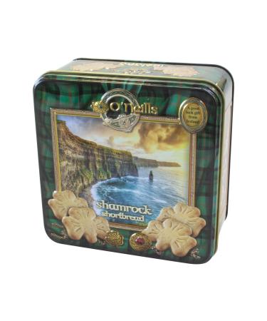 O'Neill's Shamrock Shaped Shortbread In An Images of Ireland Tin 80G