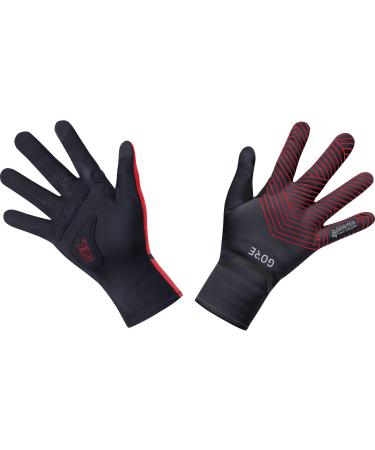 GORE WEAR C3 Gore-tex Infinium Stretch Mid Gloves 10 black/red
