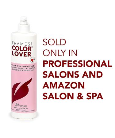 Framesi Color Lover Moisture Rich Conditioner - Sulfate Free with Coconut Oil & Quinoa - 16.91 Fl Oz - Buy Online on SooperMarket.com