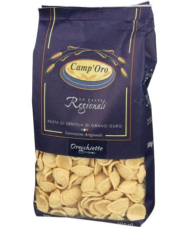 Camp'Oro Le Regionali Italian Pasta  Orecchiette  17.6 Oz (Pack of 4) - Buy Online on SooperMarket.com
