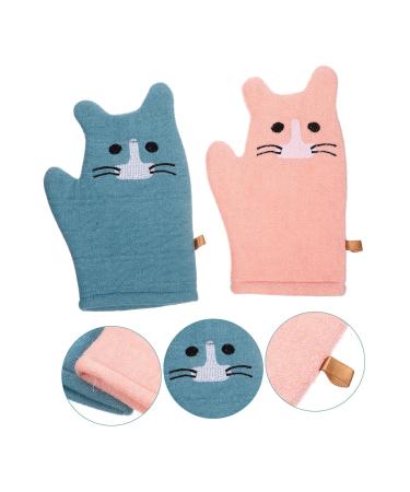 Housoutil 10 Pairs Cartoon Body Scrubbing Mitts - Child Bath Wipes & Sponge Shower Supplies for Clean & Fun Bath Time - Buy Online on SooperMarket.com