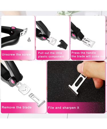 9-Piece Nail Art Tools Set: Acrylic Nail Clipper, 3 Cuticle Pushers, 2 Nail Carving Pens, 3 Nail Buffering Files - Black Stainless Steel Manicure Kit - Buy Online on SooperMarket.com