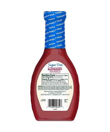 Maple Grove Farms Sugar-Free Raspberry Vinaigrette Salad Dressing 8oz (12 Pack) - Buy Online on SooperMarket.com