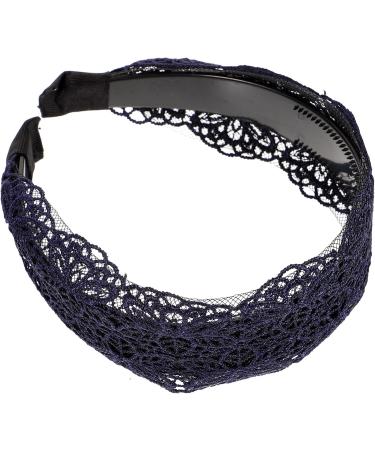 minkissy Lace Hair Hoop - Broadside Lace Headband Floral Lace Headband Gothic Headband Fancy Decor for Women Girls (Black) - Buy Online on SooperMarket.com