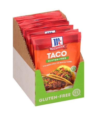 McCormick Gluten Free Taco Seasoning Mix, 1.25 oz (Pack of 12)