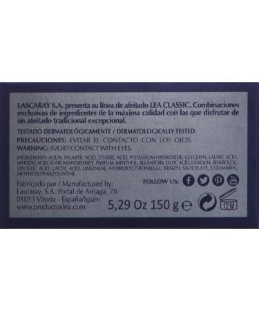 LEA Classic Shaving Cream in Metallic Tub 5.29 oz 150 g (Pack of 1) Tub - Buy Online on SooperMarket.com