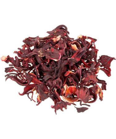 Premium African Hibiscus Flowers Tea - 100% Pure Loose Leaf for Healthy Living - 200g (Pack of 1) - Buy Online on SooperMarket.com