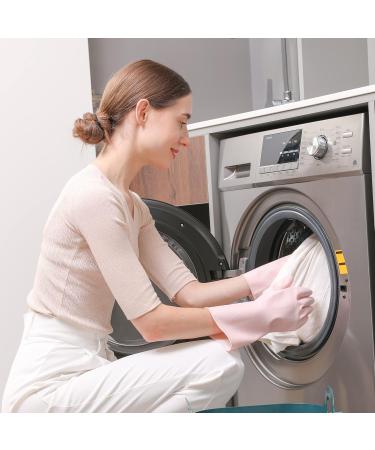 Cool Job Reusable Household Gloves - 3 Pairs of Fragrant Non-Slip Waterproof Cleaning Gloves (Size L) - Purple Rose Sage - Buy Online on SooperMarket.com