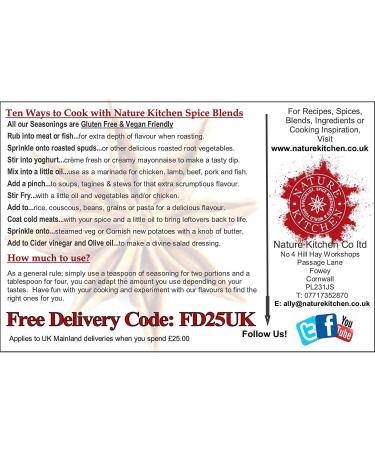 Nature Kitchen Curry Hot 500G - Gluten-Free & Vegan Seasoning Spices for Everyday Cooking - Buy Online on SooperMarket.com