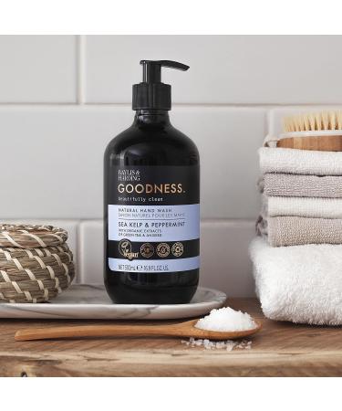 Baylis & Harding Goodness Sea Kelp & Peppermint Toiletries Bundle - 6 x 500ml Vegan Body & Hand Wash - Buy Online on SooperMarket.com