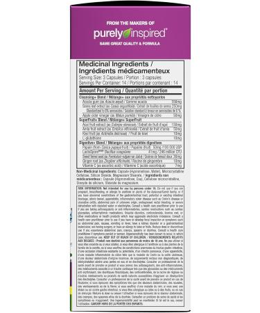 Detox Cleanse Purely Inspired 7 Day Cleanse and Detox Pill Acai Berry Cleanse Whole Body Cleanse Detox for Women & Men Body Detox with Senna Leaf & Digestive Enzymes 42 Acai Berry Capsules - Buy Online on SooperMarket.com