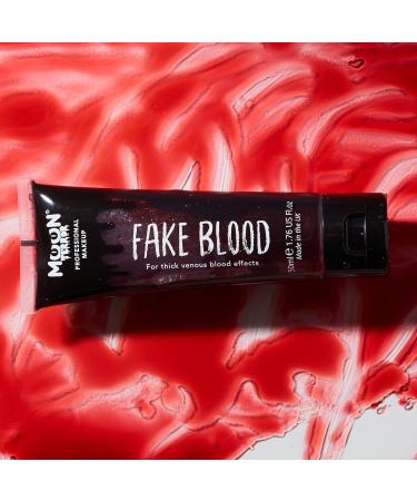 Pro FX Fake Blood by Moon Terror 50ml - SFX Makeup for Halloween Vampire Zombie Theatre - Buy Online on SooperMarket.com