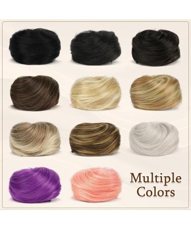 Sofeiyan Mini Claw Clip Hair Bun Extension - 2PCS Synthetic Wig Accessory for Women in Darkest Brown to Black - Buy Online on SooperMarket.com