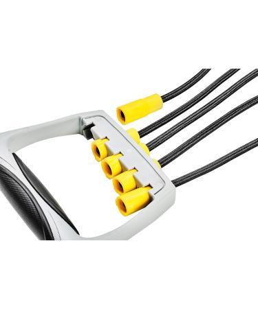 Bad Company Chest Expander | 5-Way Adjustable Resistance Bands with Handles | Home Fitness Training Equipment - Buy Online on SooperMarket.com
