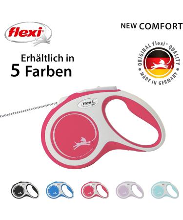 Buy Flexi Dog Leash - Extendable Soft Handle 3/5/8m 20kg Capacity Red Small - International Shipping - Buy Online on SooperMarket.com