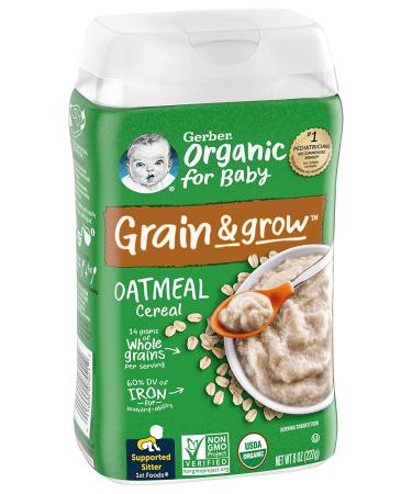 Gerber Baby Cereal 1st Foods Single-Grain Oatmeal 8oz - Pack of 1 - Buy Online on SooperMarket.com