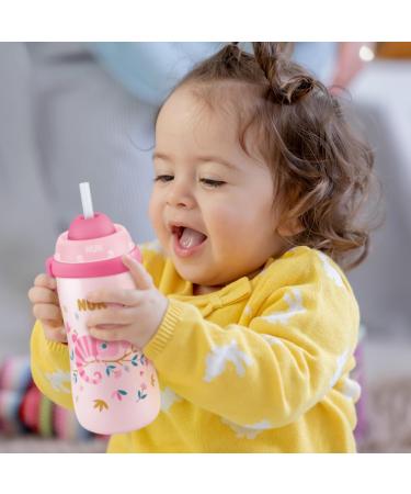 Nuk First Choice+ Flexi Cup - BPA-Free 300ml Drinking Bottle for Kids Fire Engine Design 12 Months+ Leak-Proof Straw & Cap - Buy Online on SooperMarket.com